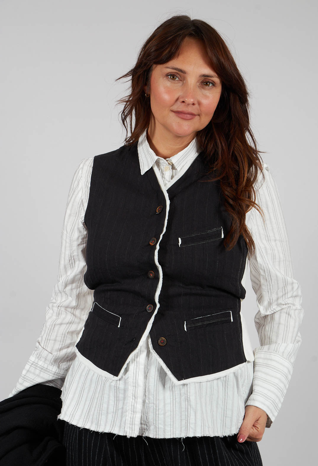 Ginette Gilet in Black
