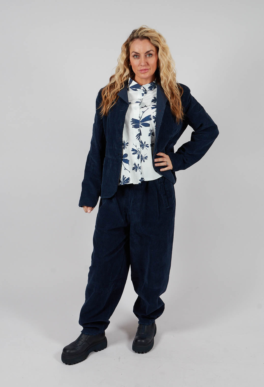 Valka Jacket in Navy