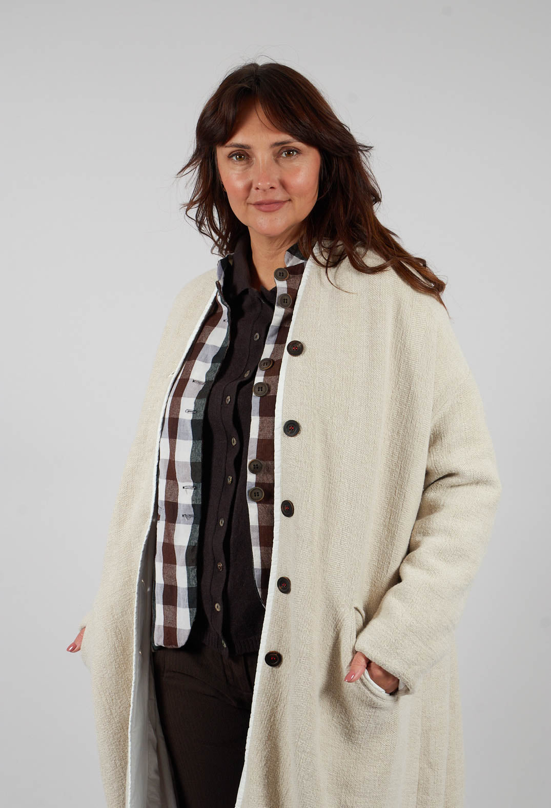 Mireille Coat in Natrural