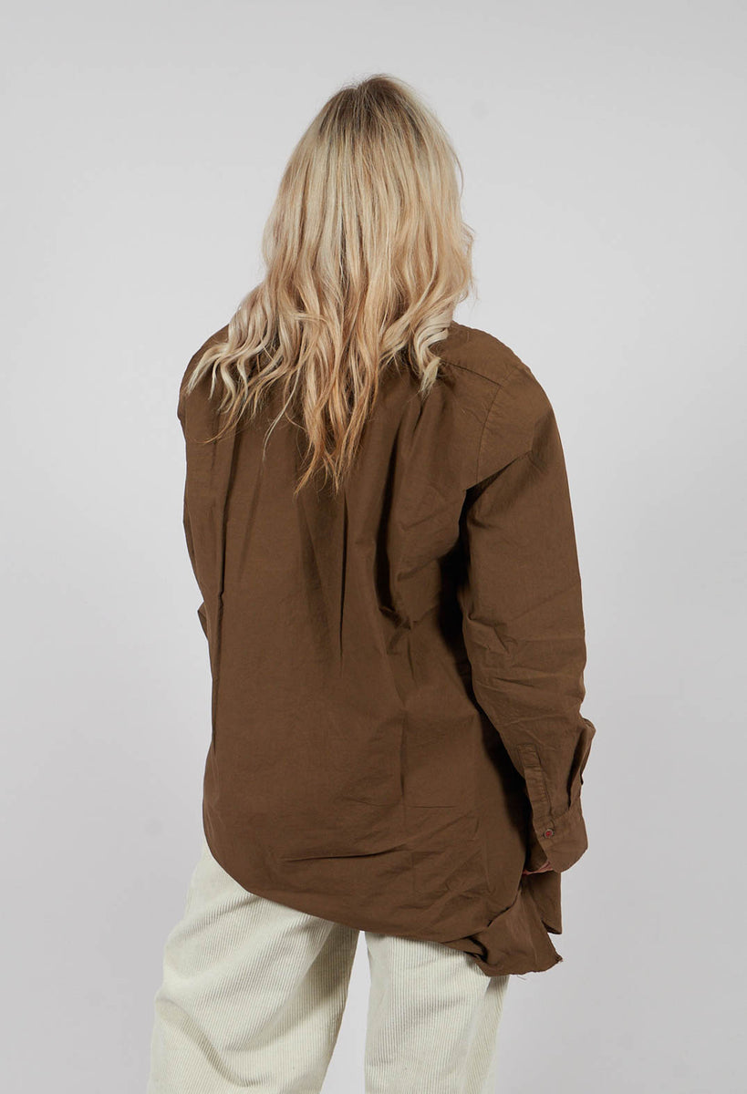 Hannoh Wessel Charles Shirt in Tobacco | Olivia May