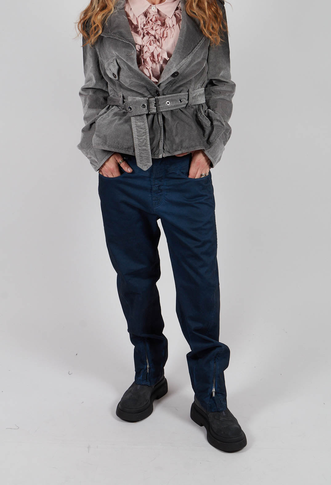 Bella Trouser in  Navy