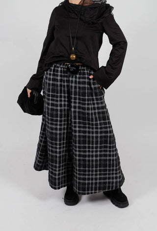 Pantskirt in Grey Check