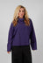 Roll Neck Shirt in Cobalt