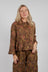 Mathis Jacket in Popeline Havane Fleure