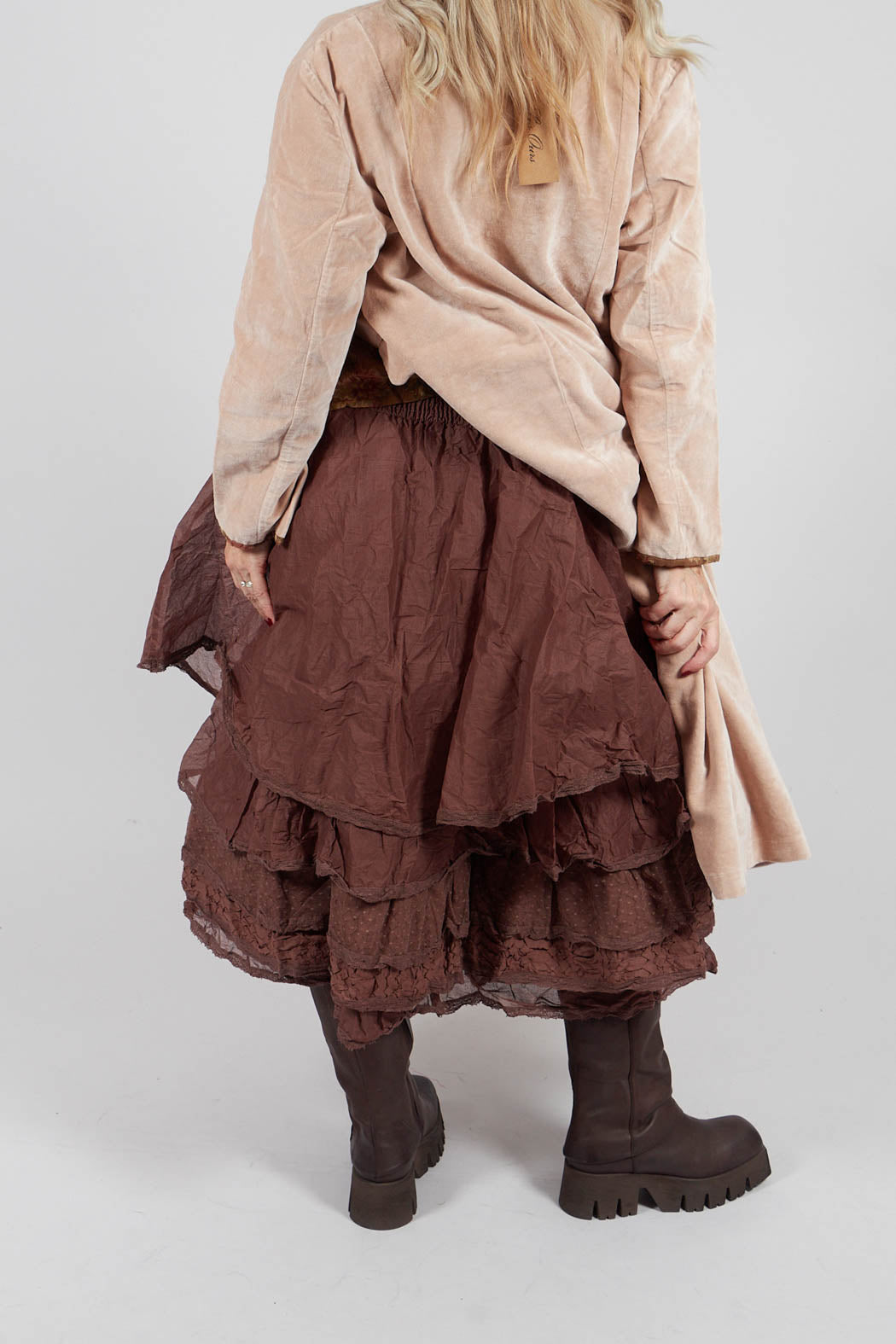 Madou Skirt in Organdy Bois de Rose