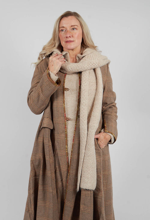 Echarpe Scarf in Laine Ecru