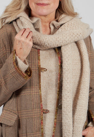 Echarpe Scarf in Laine Ecru