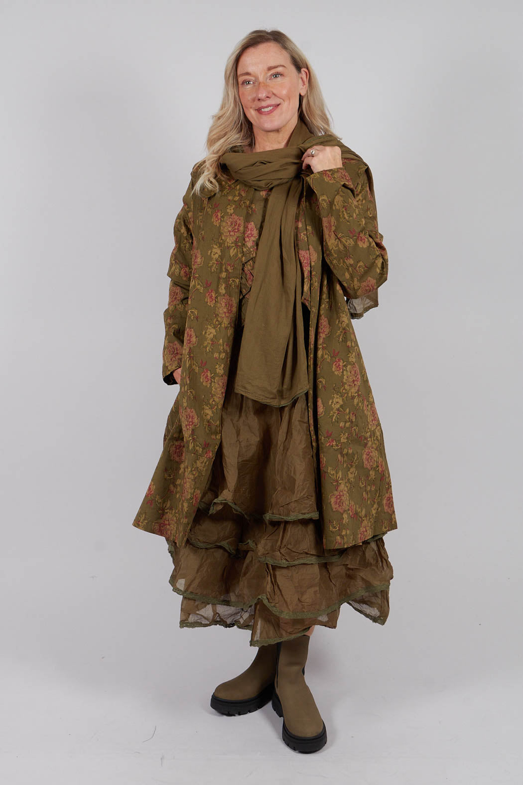 Pauline Scarf in Coton Mousse