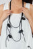Zip Necklace in Black and Gold