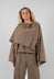 Draped Blouse in Mud