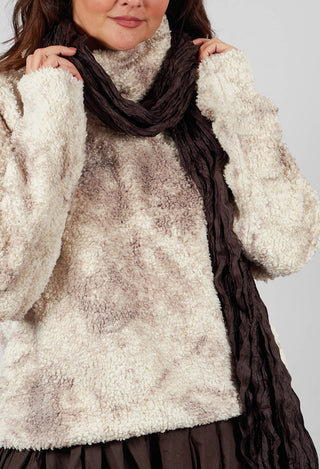 Riesencras scarf in Choco