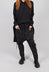 T Pant Drop Crotch Trousers in Pinstripe