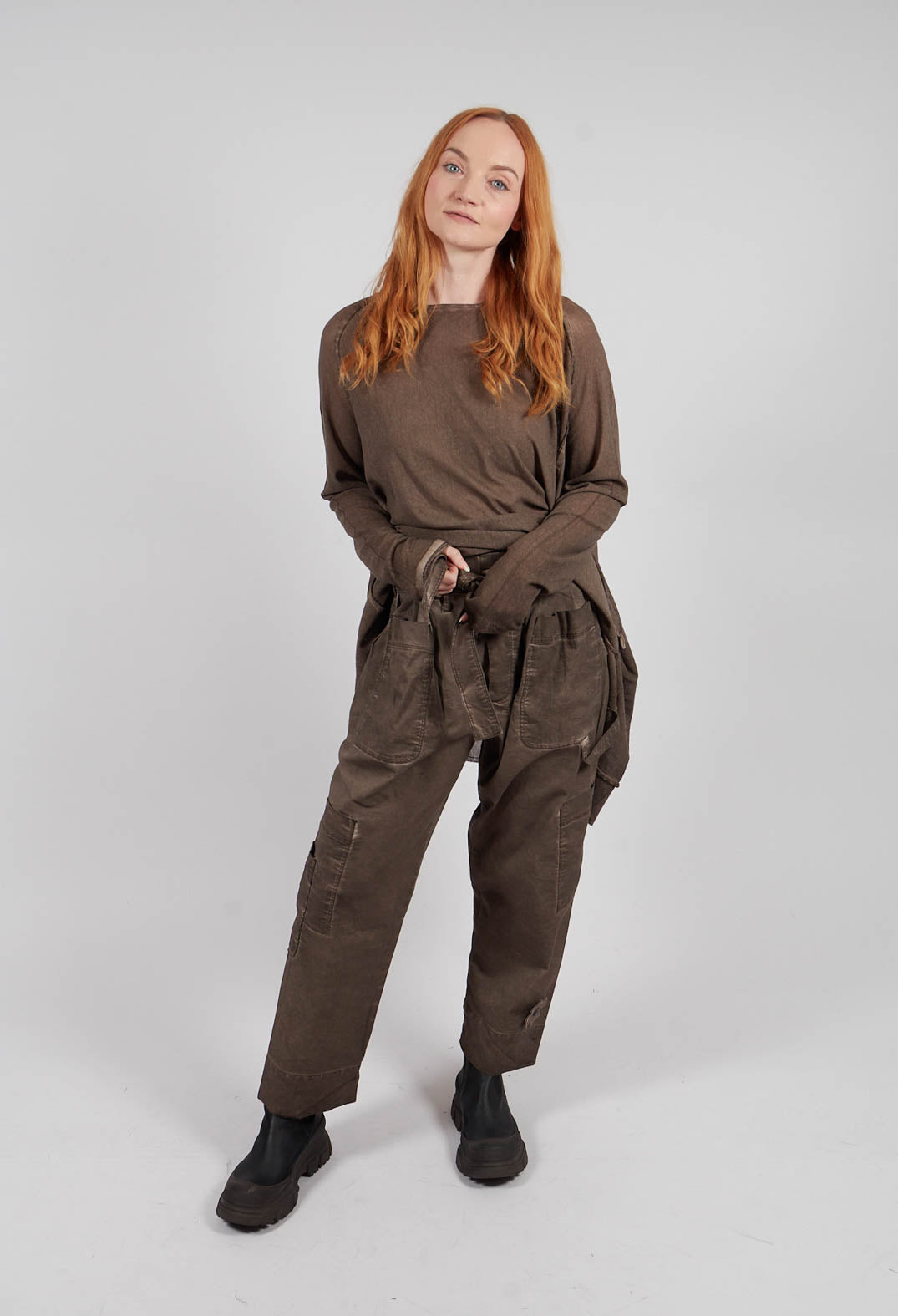 Sideways Trousers in Chocolate