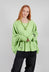 Wide Short Sweater II in Pistachio Print