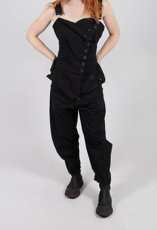 The Barrel Trousers in Black
