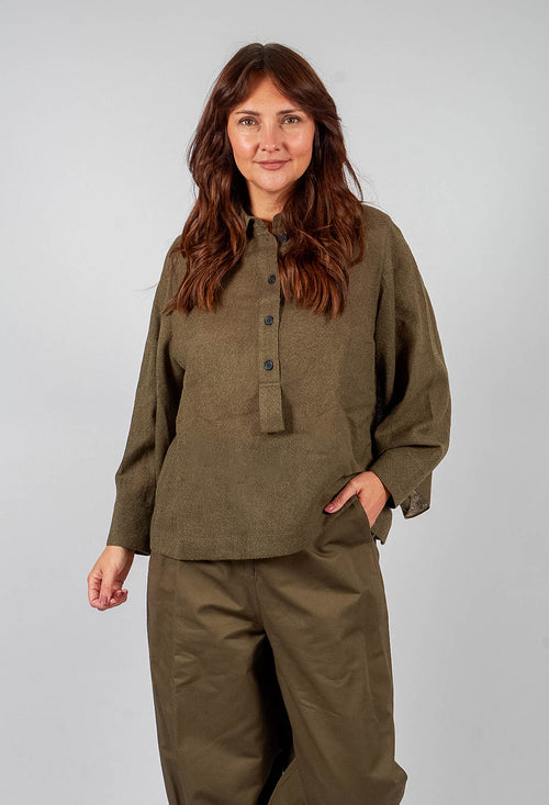 Tunic Top in Khaki and Navy
