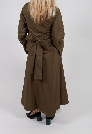 A-Line Skirt in Kaki