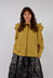 Ruffle Shoulder Top in Mustard
