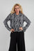 Cropped Jacket in Black and White