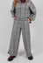 Ido Trousers in Graphite and Garnet