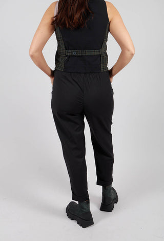 Geisha Long Trousers in Black Onyx