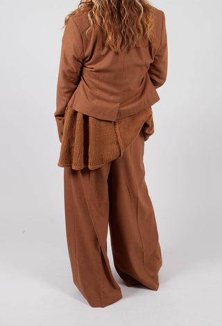 Wide Iva Trousers in Camel