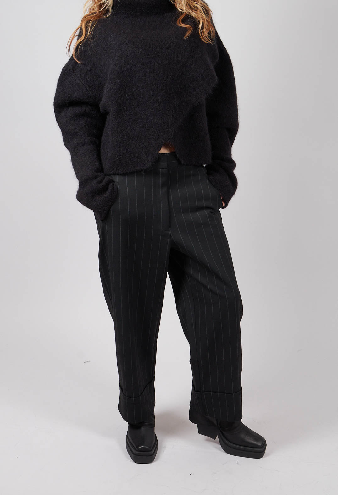 Zela Trousers in Black Brit