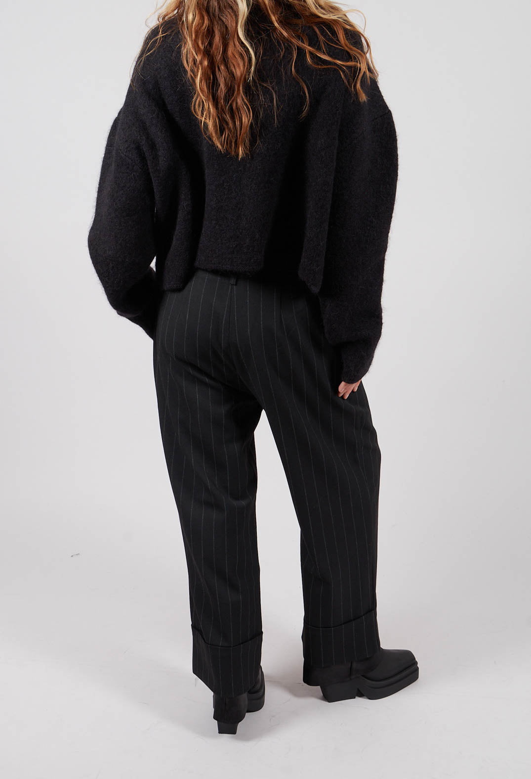 Zela Trousers in Black Brit