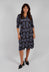 Nehru Coat Dress in Cosmos Star