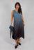 Estrella Dress in Blue Steel and Graphite
