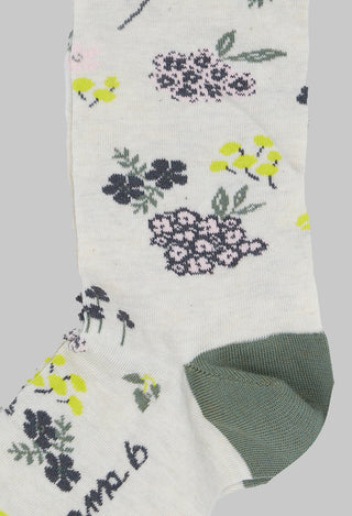 Alto P Floral Socks in Mastice