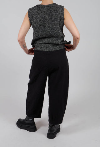 Bian SU Plain Trousers in Nero