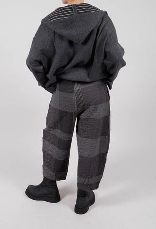 Bianco S Tsant Check Trousers in Antracite