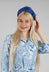 Bow Headband in Cobalt