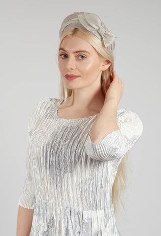 Bow Headband in Pearl