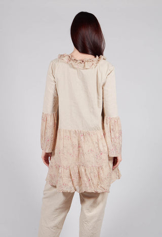 Cassis Blouse in Liberty Beige Print