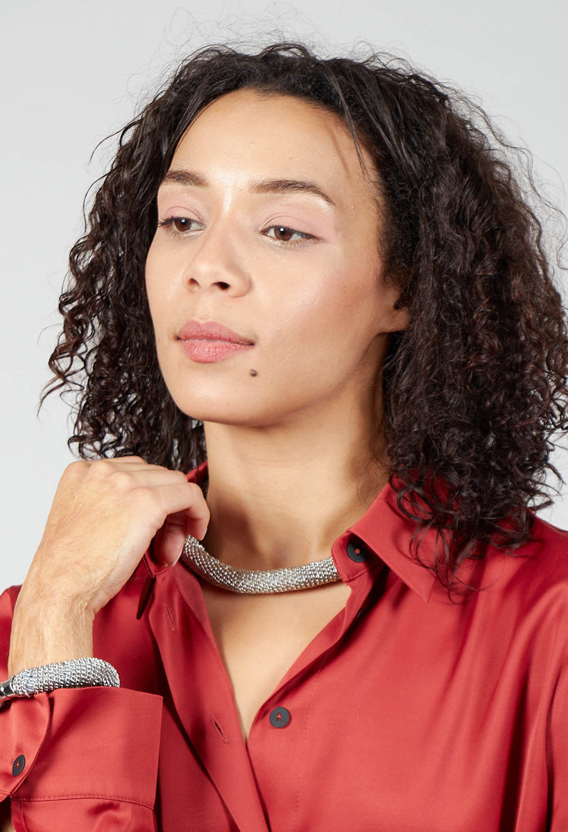 Chain Necklace in Silver – Olivia May