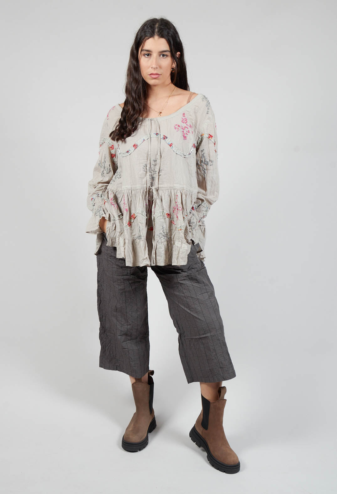 Cindy Blouse in Original Embroidered Voile