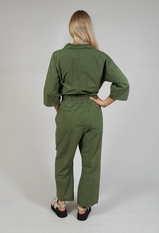 Collar Jumpsuit TS in Green