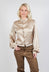 Contrasting Hem Shirt in Gold