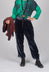 Still Velvet Trousers in Dark Night