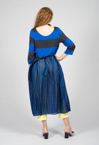 Dress Maxy Vichy Amparo Blue in Blue
