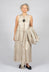 Sleeveless Dress in Sand Shell
