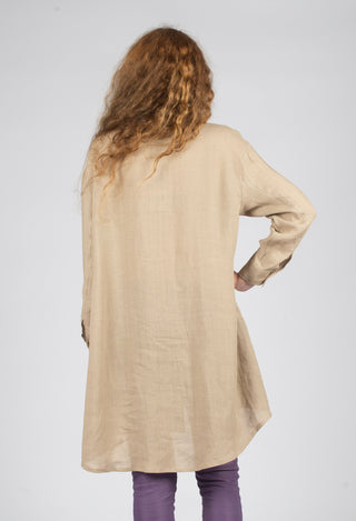 Shirt Dress in Taupe