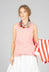 Vest Top in Poppy