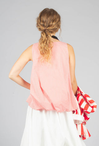 Vest Top in Poppy