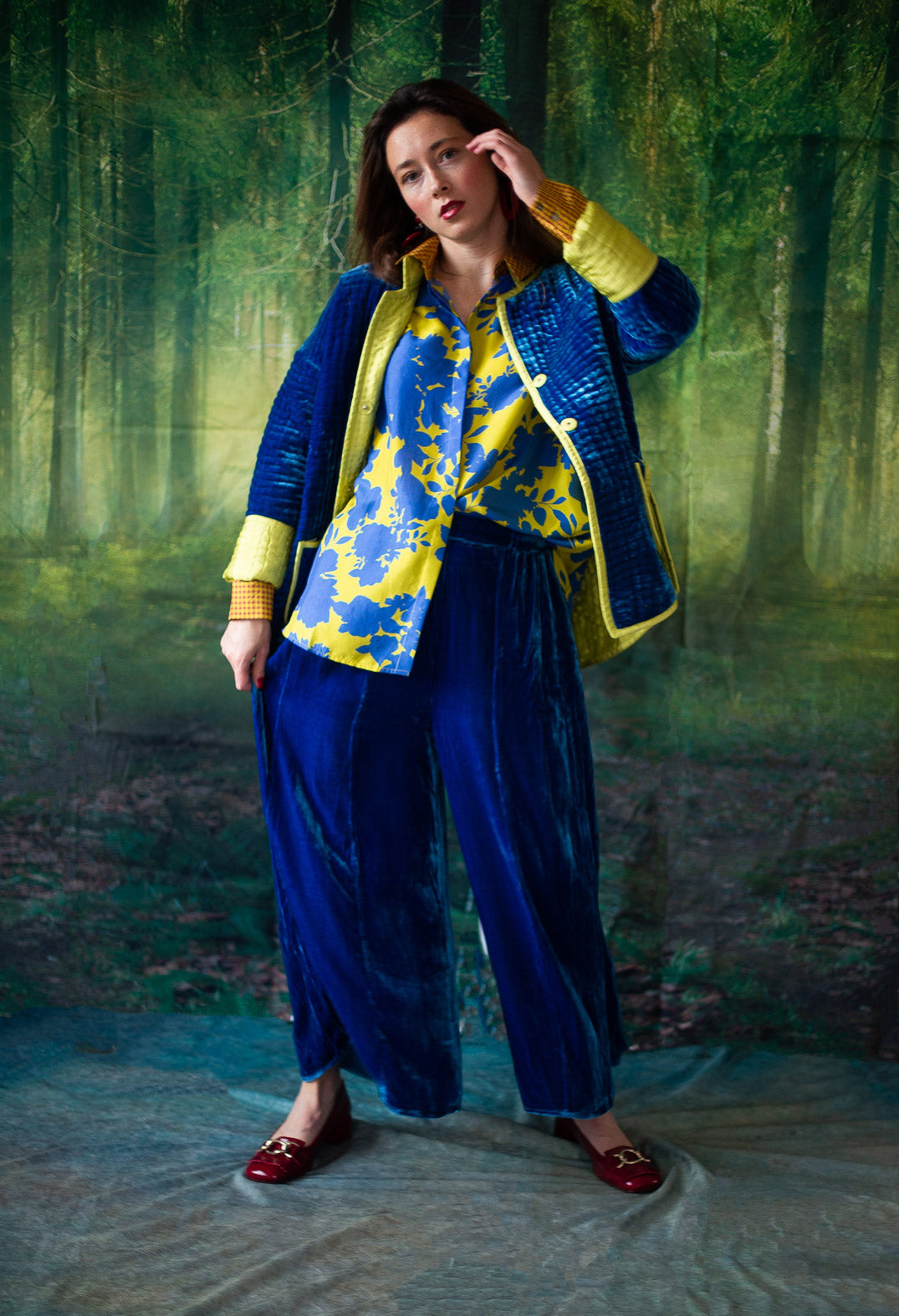 Emma Pants in Lapis