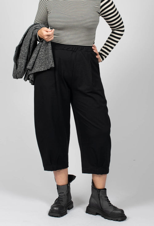 Bianco F Trousers in Nero