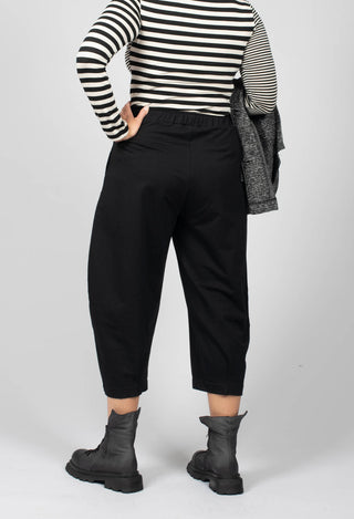 Bianco F Trousers in Nero