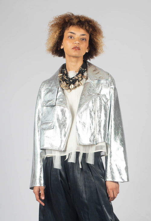 Short Zip Jacket in Chiodo